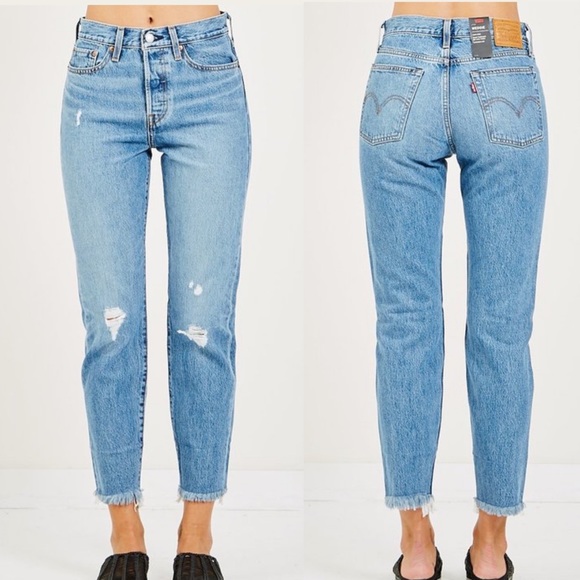 Levi’s Premium Wedgie Icon Fit High Rise Ankle Distressed Jeans: Truth Unfolds - Picture 7 of 16